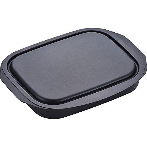 和平フレイズ(Wahei freiz) グリルパン 焼く 蒸す 温め直し ランチーニ 角型 17×22cm 蓋付 鉄 RA-9505 | 