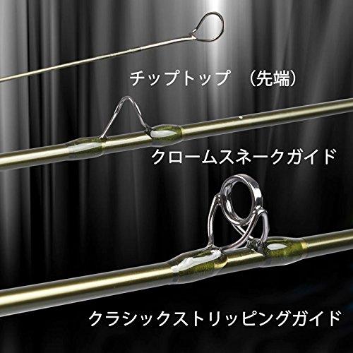 Maxcatch Cruiser フライフィッシングロッド; 3wt 7'6 '' 6ピース、IM10カーボンブランク、AAグレードリールシート |  | 01