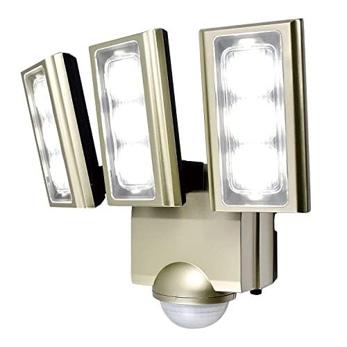 エルパ(ELPA) コンセント式 センサーライト 3灯 (白色LED/防水仕様) 屋外 センサーライト 足元 (ESL-ST1203AC) | 
