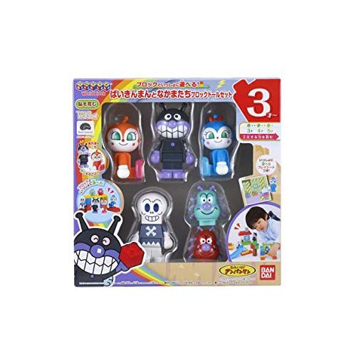[バンダイ(BANDAI)] ブロックといっしょに遊べるばいきんまんとなかまたちブロックドールセット 対象年齢 3才以上 それいけ！アンパンマン |  | 01