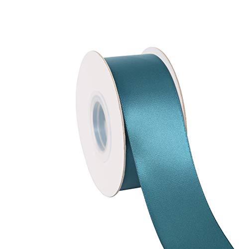 【IDECORRIBBONS】シルキーサテンリボン # 347ブルーティール | 