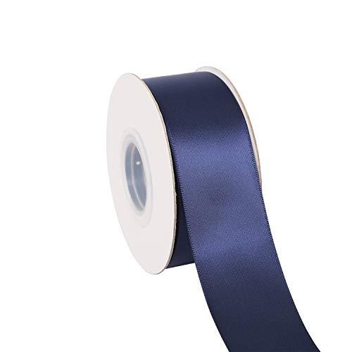 【IDECORRIBBONS】シルキーサテンリボン # 370ダークブルー | 