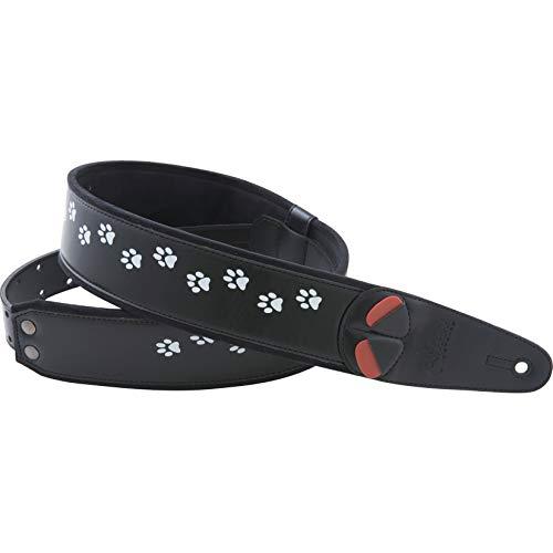 RightOn! STRAPS ギター・ベース用ストラップ 幅 6cm、長さ 95~145cm Black Cat | 