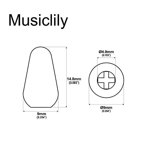 Musiclily Pro レバースイッチノブSTタイプ インチサイズ USA フェンダー ストラト/テレキャスター エレキギター用、ミントグリ |  | 01
