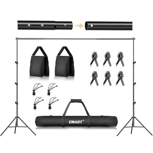 EMART 背景スタンド 260x300cm 高さ 撮影スタンド 撮影用 背景スタンドセット グリーンバックスタンド 写真撮影用 人物 商品 ビ | 