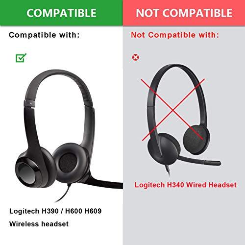 H390 H600 イヤーパッド フォーム交換用イヤークッションピロー Logitech H390 / H600 H609ワイヤレスヘッドホン対 |  | 01