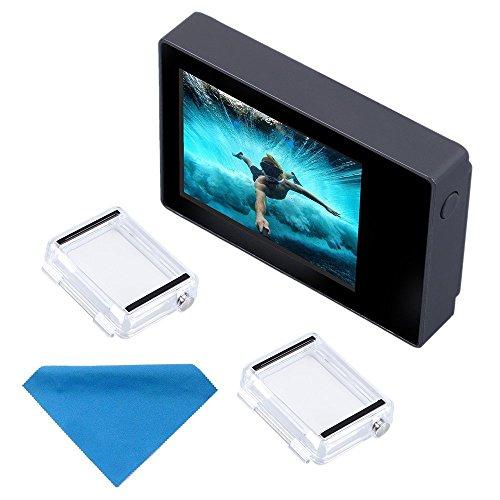 Suptig LCDスクリーン2.0インチLCD BacPac Gopro Hero 4用非タッチスクリーン3 + 3防水バックドア付き ブラッ | 