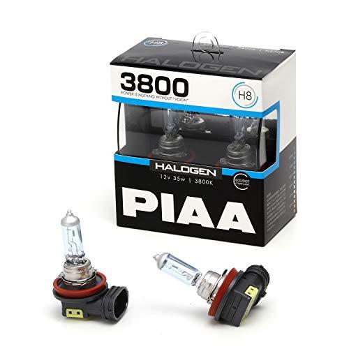 PIAA(ピア) 車用 バルブ ヘッドライト・フォグランプ用 ハロゲン H8 3800K 車検対応 2個入 12V 35W ECE規格準拠 HS | 