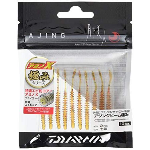ダイワ(DAIWA) ワーム 月下美人 アジングビーム 極み 2インチ 七味 ルアー | 