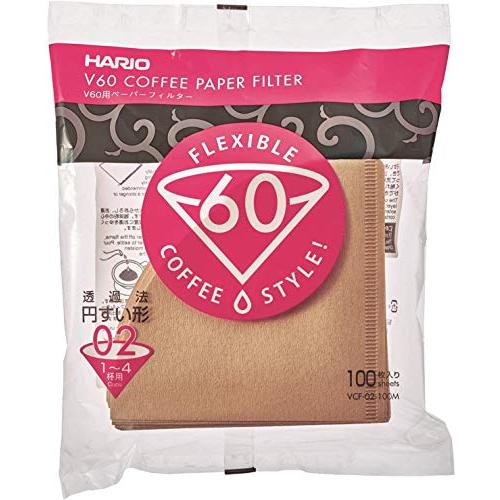 HARIO(ハリオ) V60用 ペーパーフィルター 02M 1~4杯用 500枚入り みさらし VCF-02-100M |  | 01