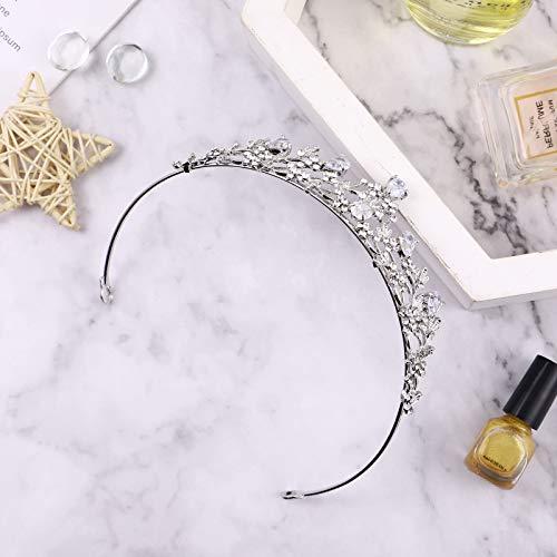 FRCOLOR 王冠 ティアラ ブライダル ティアラ ヘアアクセサリー 結婚式 ウェディング アクセサリー 花嫁 誕生日 プレゼント |  | 01
