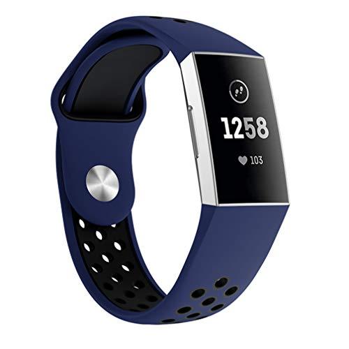 Fitbit Charge 3 バンド/ベルト Comtax 交換用バンド 柔らかいシリコンバンド 調整可能 多色選択 スポーツ 交換ベルド ( | 
