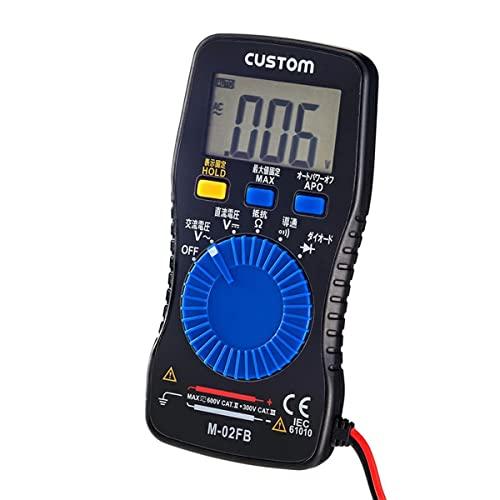 エルパ(ELPA) デジタルマルチテスター 電圧 電気 工具 LEDチェック M-02FB | 