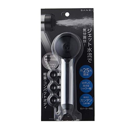 SANEI(サンエイ) シャワーヘッド ボディケア ジェット水流・シャワー切り替え メッキ 約25%節水 PS3051-81XA-C |  | 01