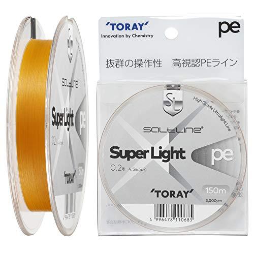 東レ(TORAY) ライン ソルトライン スーパーライト PE 0.2号(4.5lb) F72N | 