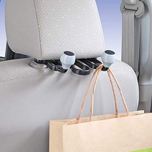 ナポレックス(Napolex) Fizz 車用ダブルアームフック ヘッドレストステーに通すだけ簡単取付 耐荷重5kg 滑り止め素材使用130ー1 |  | 01