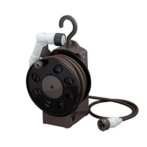 タカギ(Takagi) ホース ホースリール オーロラLIGHT 15m(BR) ブラウン おしゃれ 軽量 R1415BR | 