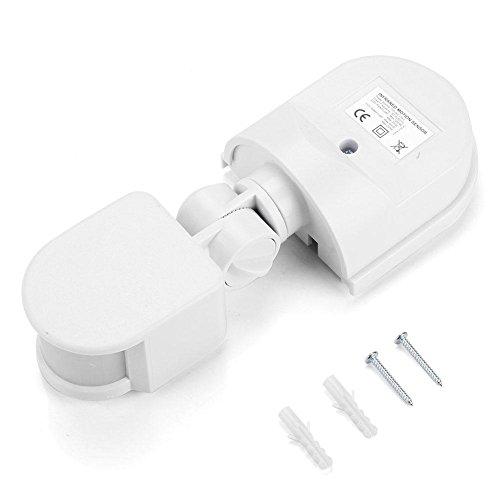 TOPINCN 人感センサースイッチ AC110V〜240V対応 LED電球 白熱灯 蛍光灯対応 自動点灯 スイッチ 壁付け 防水設計 セキュリ | 