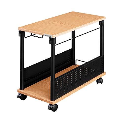 Bauhutte( バウヒュッテ ) 昇降式 L字デスク スタンダード パソコンラック pcラック ( 幅 32 × 奥行 67 高さ57~78 | 