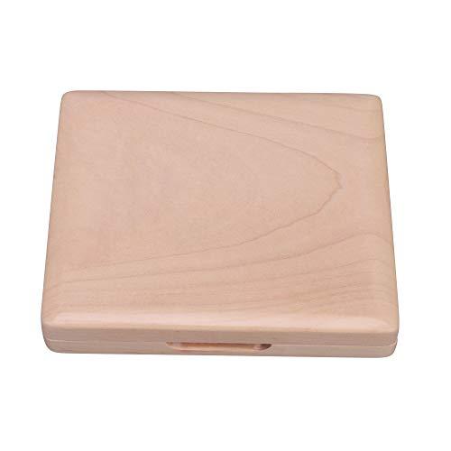 Yibuy 木製 リードケース サックスリードケース 5枚収納 テナー/ソプラノ/アルトサックス用 耐湿性 取り出しやすい ナチュラル | 
