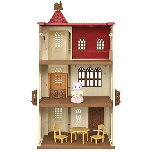 エポック(EPOCH) シルバニアファミリー おうち 【赤い屋根のエレベーターのあるお家】 ハ-49 | 