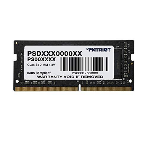 Patriot Memory DDR4 2666MHz PC4-21300 8GB SODIMM ノートパソコン用メモリ PSD48G26668 | 