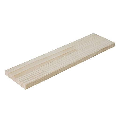 平安伸銅工業 LABRICO ウォールシェルフ用棚板 無塗装木目 幅40×奥行10×厚さ1.5cm パイン集成材棚板 WSU-73 | 