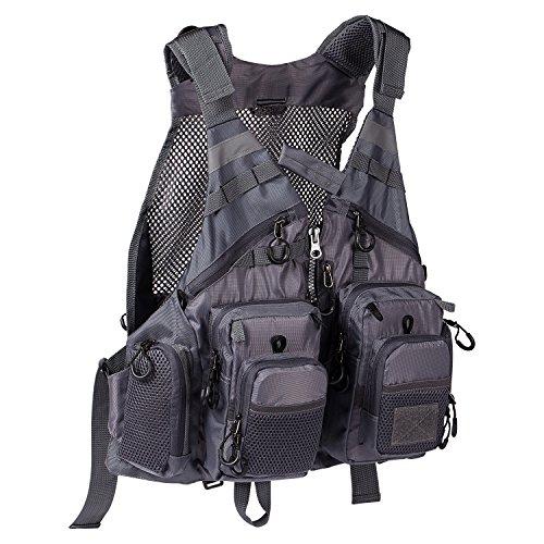 BASSDASH フィッシングベスト メッシュ 多機能 7XL 黒 1-23 Bassdash(バスダッシュ) フィッシングベスト 釣り メッシュ アウトドア