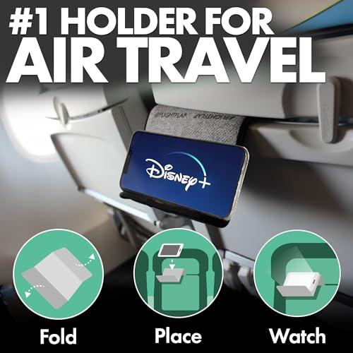 フライトフラップ飛行機電話ホルダー 柔軟な携帯電話ホルダー 折りたたみ式携帯電話スタンド デスク、ベッド、オフィス、トレッドミル用 - 飛行機ガ |  | 01