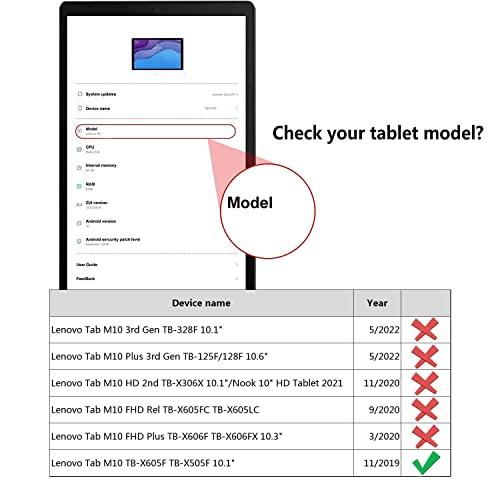 Kepuch Custer ケース 対応 Lenovo Tab M10 TB-X605F TB-X505F PUレザー 軽量 カバー 対応 Le |  | 01