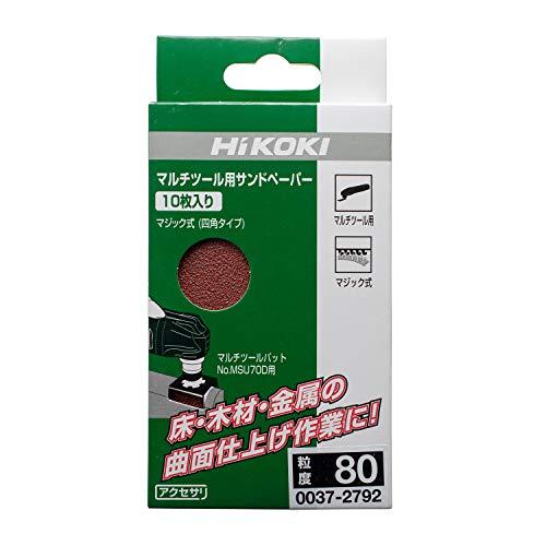 HiKOKI(ハイコーキ) ペーパー マルチツール用サンドペーパー マジック式 四角型 #80 0037-2792 |  | 01