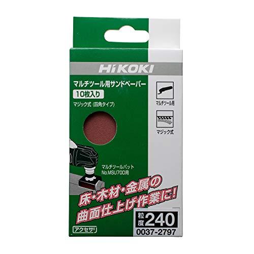 HiKOKI(ハイコーキ) ペーパー マルチツール用サンドペーパー マジック式 四角型 #240 0037-2797 |  | 01