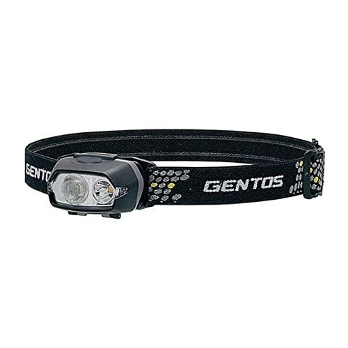 GENTOS(ジェントス) LED ヘッドライト 【明るさ230ルーメン/実用点灯3.5時間/1m防水/暖色サブLED】 単4形電池2本使用 オ | 