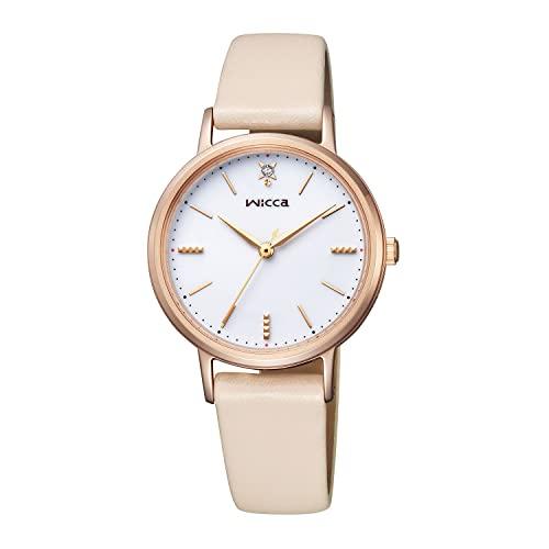 [CITIZEN] ウィッカ wicca ソーラーテック ( ベージュ/ 革ベルト / 日常生活防水 / レディース ) KP5-166-10 | 