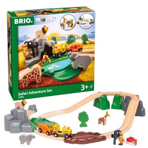BRIO (ブリオ) サファリアドベンチャーセット [全26ピース] 33960 対象年齢 3歳~ 【おもちゃ 玩具 木製おもちゃ 木製レール |  | 01