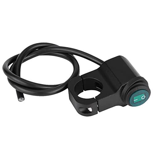 Keenso オートバイのハンドルバースイッチ 12V オートバイ ハンドルバー ヘッドライトスイッチ 防水ハンドルバーヘッドライトスイッチ バ | 