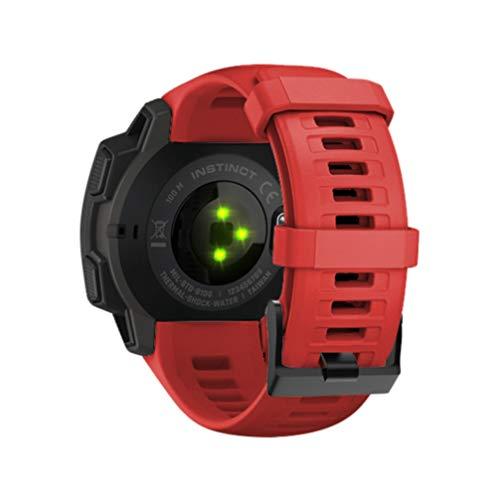 Garmin Instinct バンド/ベルト Comtax 22mm交換用バンド 柔らかいシリコンバンド 調整可能 多色選択 スポーツ 交換ベ |  | 01