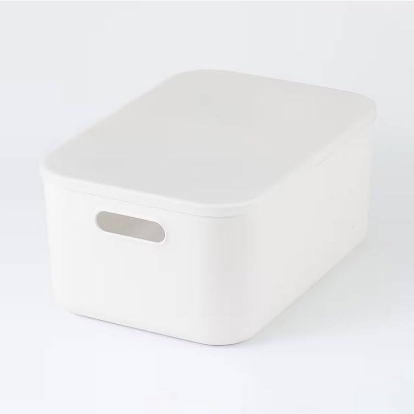 無印良品 やわらかポリエチレンケース・中 約幅25.5×奥行36×高さ16cm 38749479 衣装ケース 収納ケース 収納ボックス |  | 01