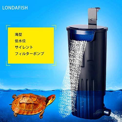 LONDAFISH水槽フィルター 小型 滝水族館 静音 滝カメ 魚タンク酸素ポンプ低水位フィルタ タートルポンプ 600L/H フィルターポンプ |  | 01