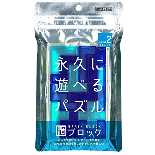テンヨー(Tenyo) ペントミノ 脳ブロック 永久に遊べるパズル 難易度2 LEVEL2 初心者~中級者向け 総数2339通り 脳ストレッチ | 