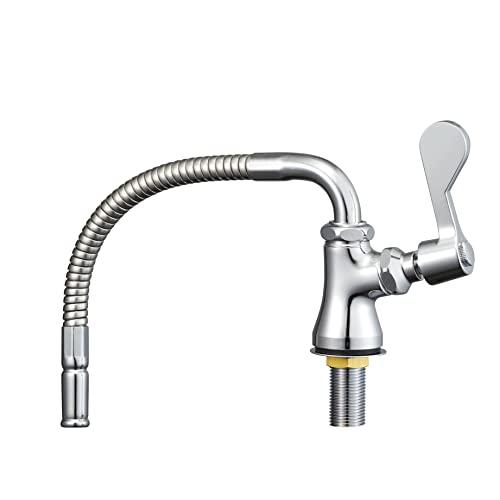 SANEI(サンエイ) 厨房用ベンリー立型自在水栓 共用型 パイプ長さ300mm 取付穴径22~27mm A5380A3-13 | 
