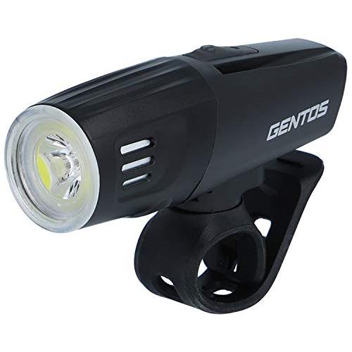 GENTOS(ジェントス) 自転車 ライト LED バイクライト USB充電式 250ルーメン 防水 防滴 AX-013SR ロードバイク ブラ | 