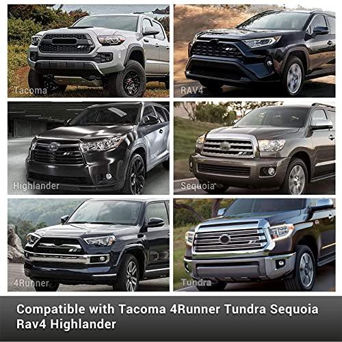 3色フロントグリルバッジエンブレム Tacoma 4ランナータンドラセコイアRav4ハイランダー用(ホワイト/グレー/ブラック |  | 01
