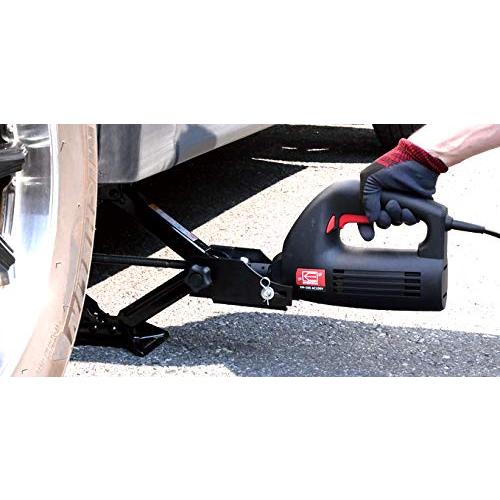 エマーソン(Emerson) ジャッキアップらくちん タイヤ交換工具 AC100V 電動でらくらくアップ ミニバン SUVでも13~15秒ほどで |  | 01