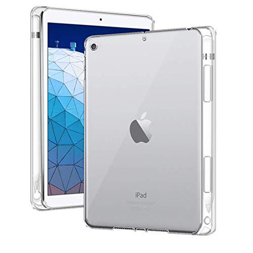 for ipad mini 2019 ケース for ipad mini 5 透明カバー ペンシル収納可能 薄型軽量 衝撃吸収 傷つけ防止 背面 | 