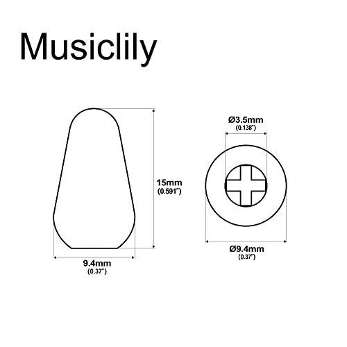 Musiclily Proミリ規格 ST レバースイッチノブ インポートストラトエレキギター用、ミント（2個） |  | 01