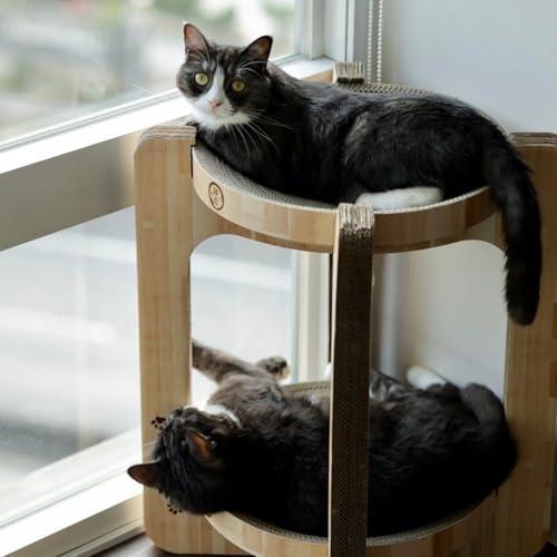 猫壱 バリバリボウルタワー 爪研ぎ ライトブラウン レギュラー 猫用 |  | 01