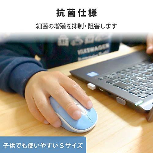 エレコム ワイヤレスマウス M-DY10DRSKBK 静音 抗菌 3ボタン Sサイズ ブラック |  | 01
