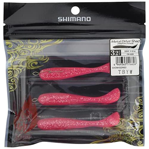 シマノ(SHIMANO) ルアー ワーム 熱砂メタルドライブシャッド 3.2インチ OW-432R ケイムラピンク 014 ヒラメ サーフ 海水 | 