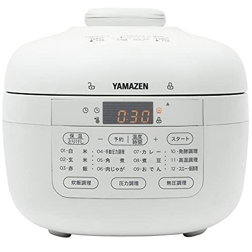 [山善] 電気圧力鍋 2.2L 2WAY仕様 調理モード6種類 (圧力/炊飯/発酵/無水/鍋/スロー調理) 予約・保温機能 60種レシピブック付 | 